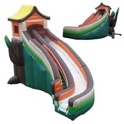 inflatable dry slide